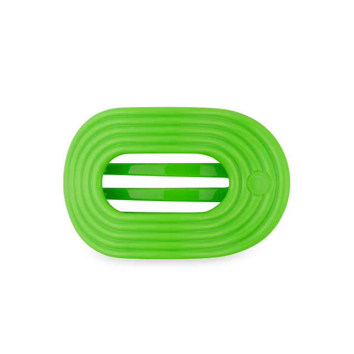 TELETIES - Flat Round Hair Clip | Medium | Glow For It