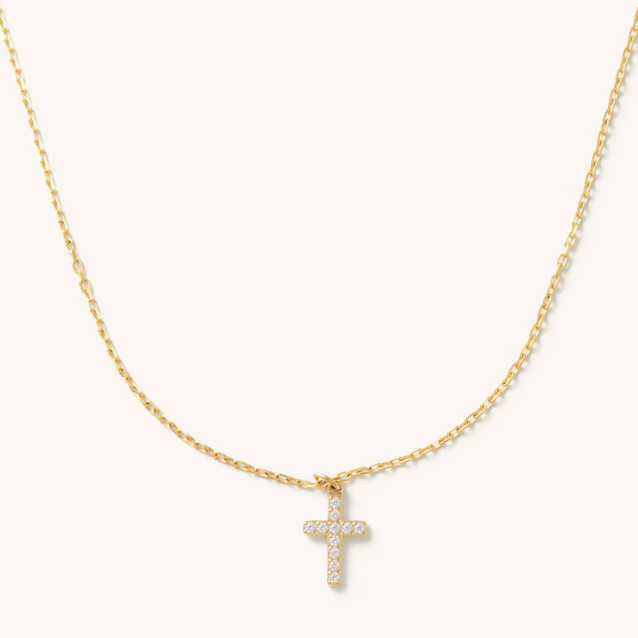 Nikki Smith Designs - Crystal Cross Necklace- Waterproof