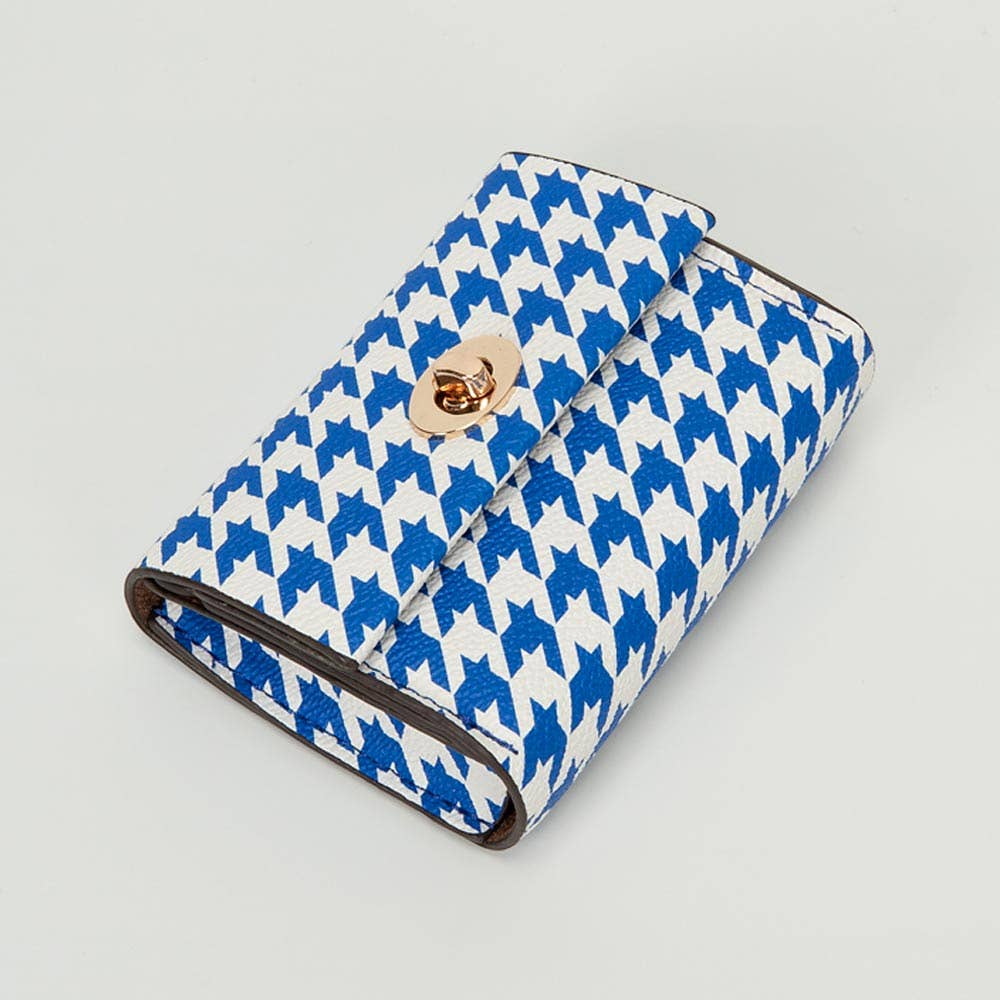 Sensibling Corp. - Faux Leather Card Holder Wallet: Red,White