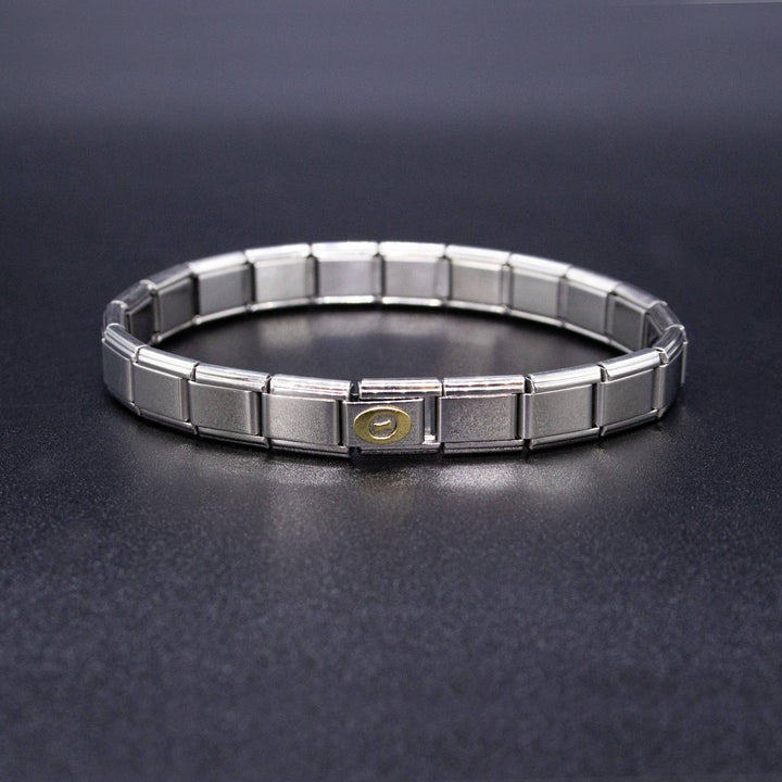 Natalia - Italian Charm Bracelet Charms - Greek Alphabet Letter Links: SIGMA