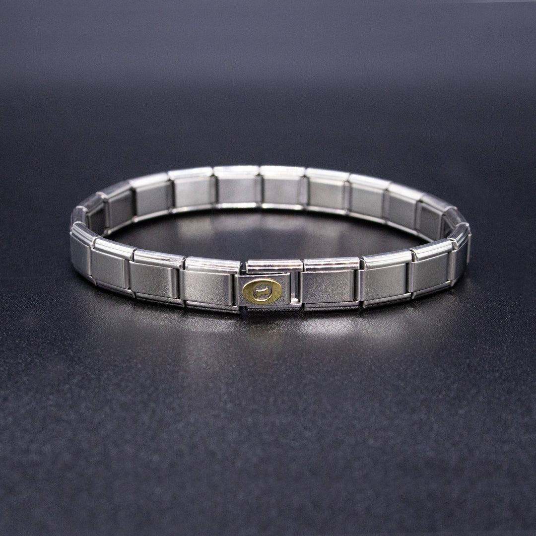 Natalia - Italian Charm Bracelet Charms - Greek Alphabet Letter Links: PI