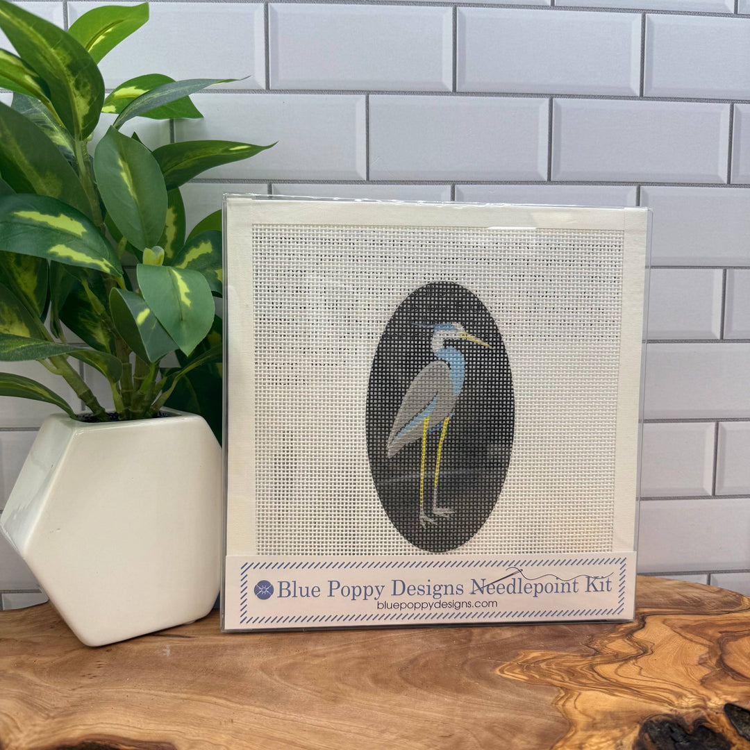 Blue Poppy Designs - Heron Needlepoint Kit