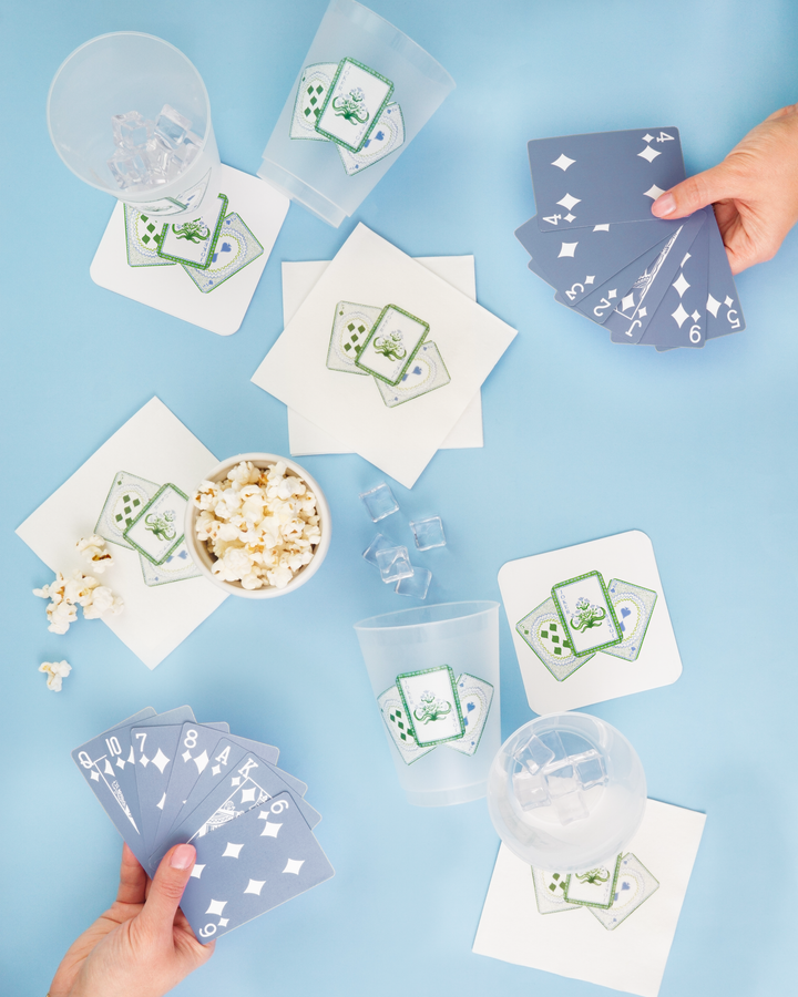 Busy Bee Gift - Canasta Playing Cards Tea Towel | Game Night