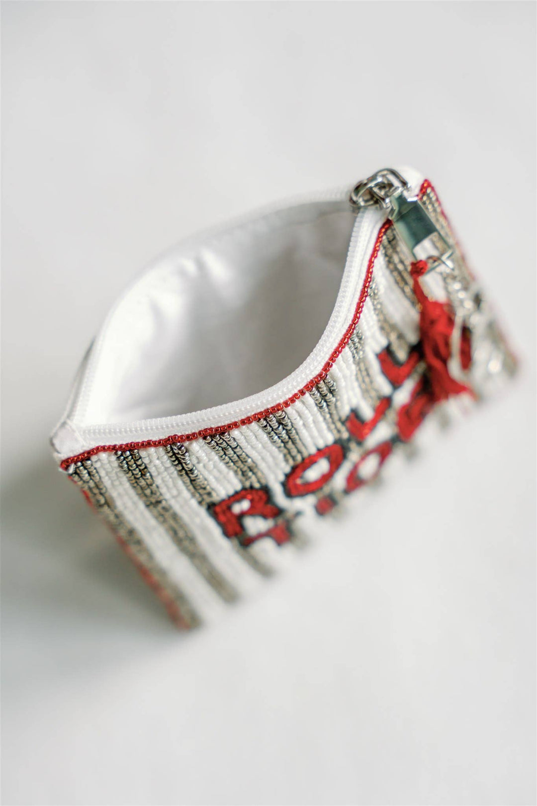 Gracefully Made Art - University of Alabama Beaded Coin Purse