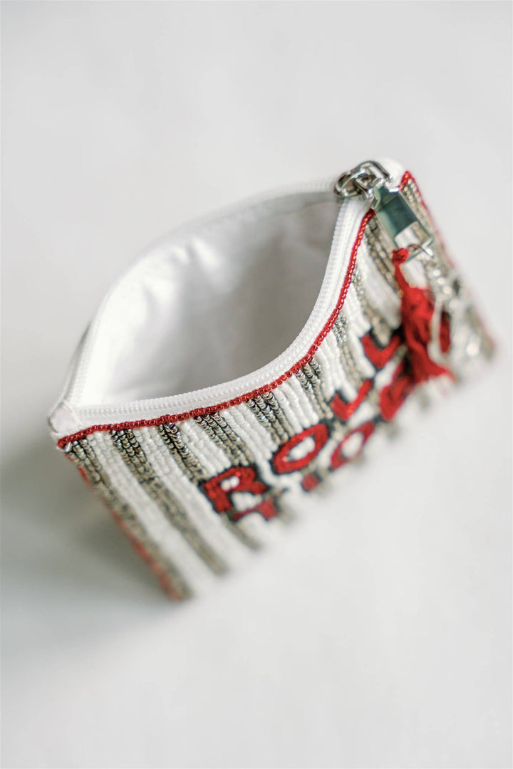 Gracefully Made Art - University of Alabama Beaded Coin Purse