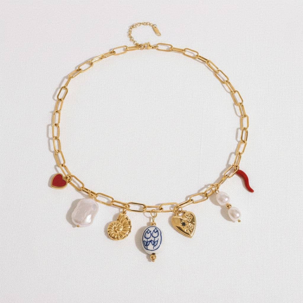paperln - Shell Pendant Necklace: A15