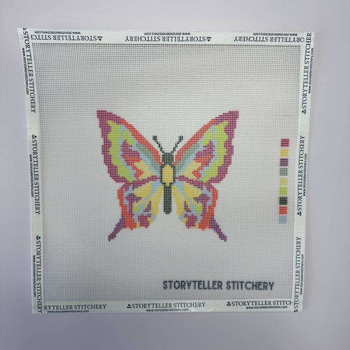 Storyteller Stitchery - Butterfly — Modern Needlepoint Kit (Small Design)