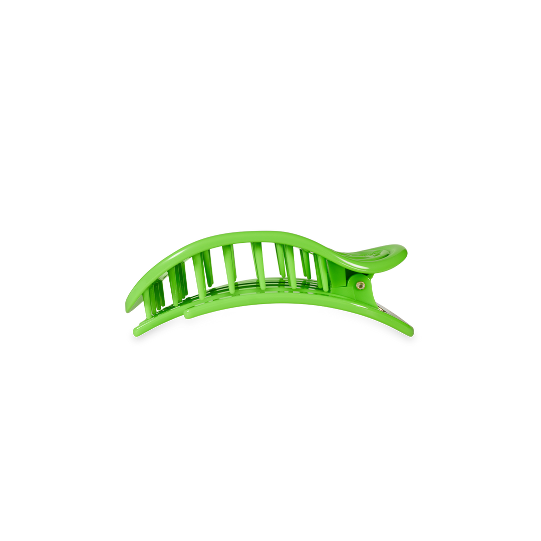 TELETIES - Flat Round Hair Clip | Small | Glow For It