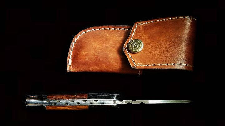 Titan International - TF-009 / Damascus Steel EDC Pocket knife