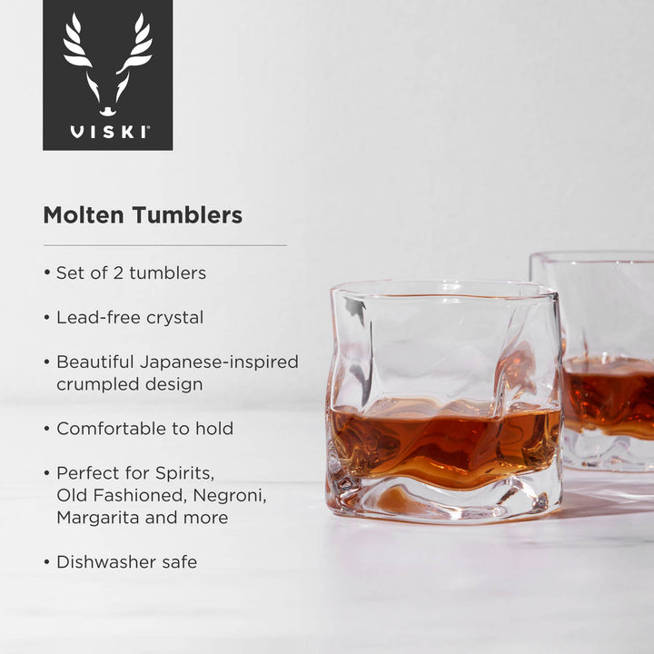 Viski - Molten Tumblers (Set of 2)
