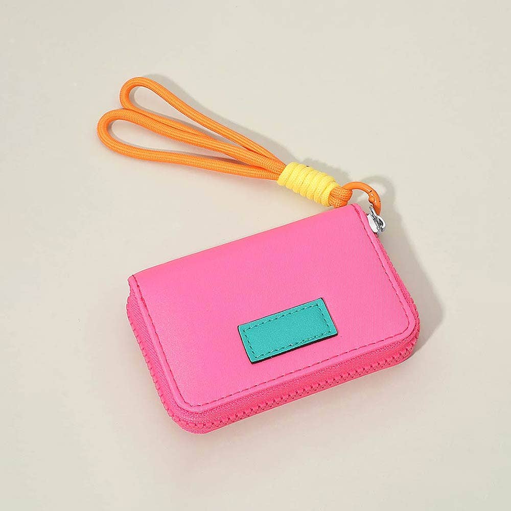 Sensibling Corp. - Compact Zip Around Mini Wallet: Pink