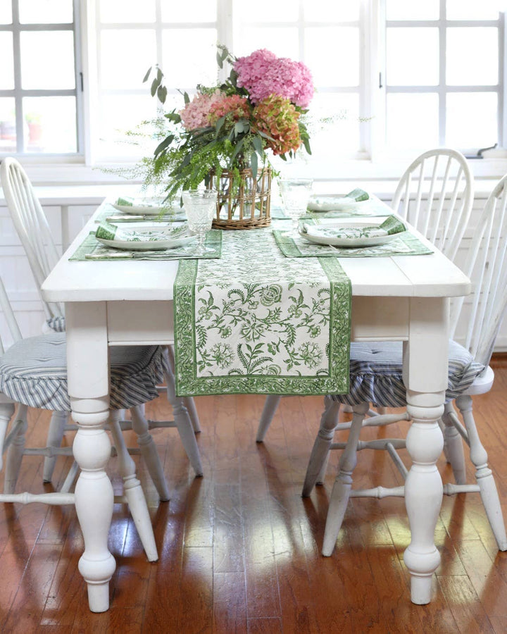 PACIFIC & ROSE TEXTILES - Placemat Lilibet Green, Set of 4