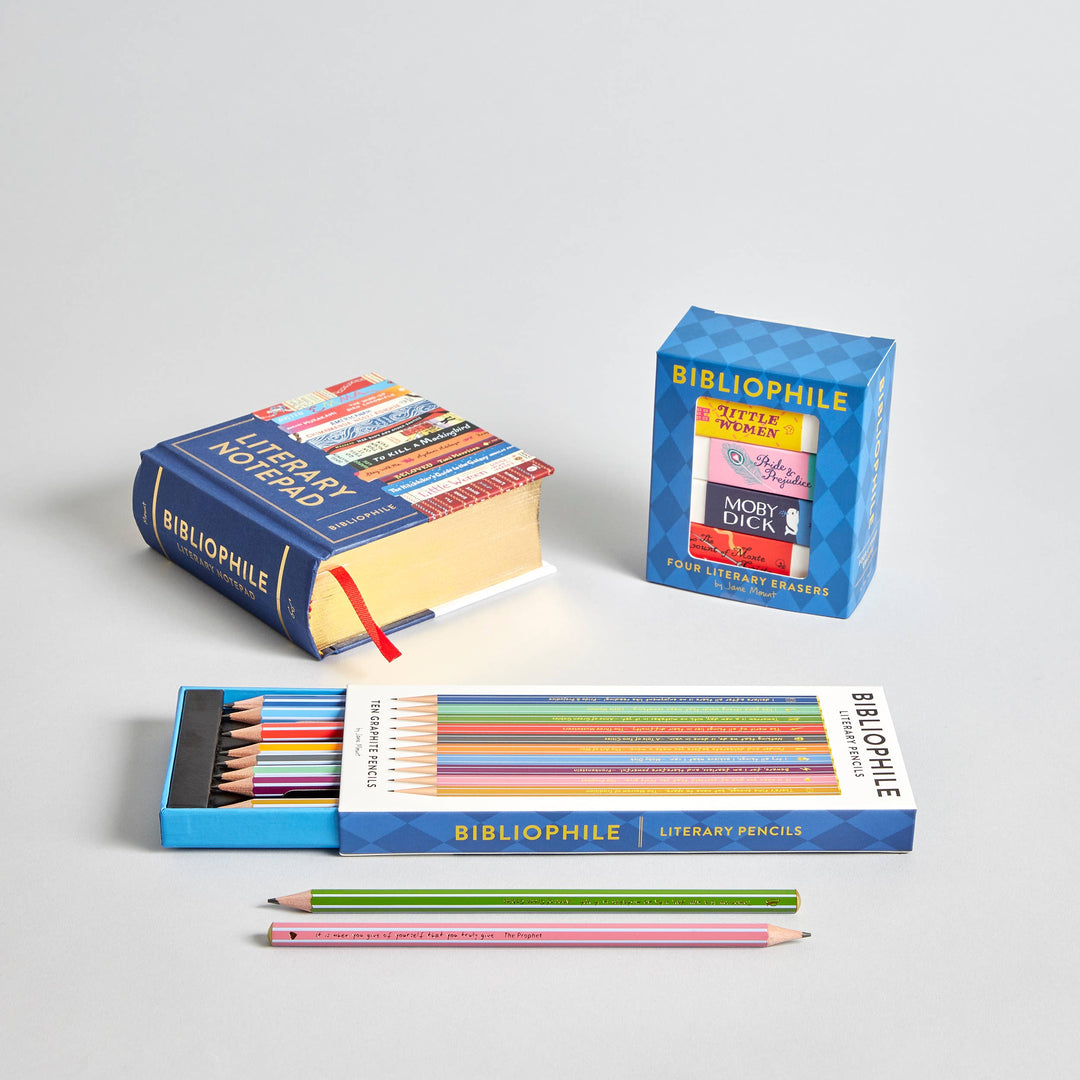 Chronicle Books - Bibliophile Literary Erasers