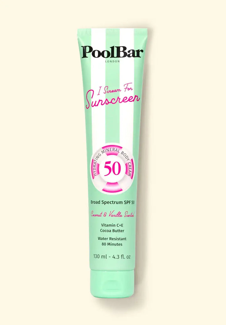 PoolBar London - Mineral SPF 50 Body Cream