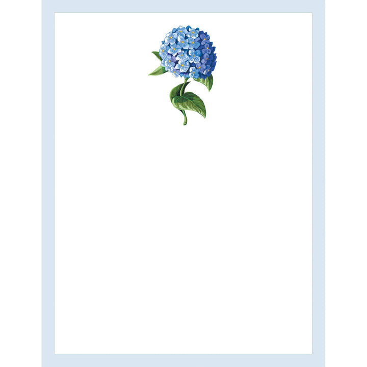 WH Hostess Social Stationery - 4.25 x 5.5 Hydrangea Bloom Notepad