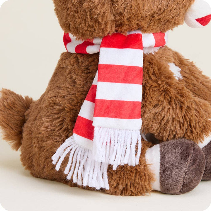 Warmies: America’s Favorite Microwave Plush Brand - Rudolph with Scarf Warmies Official Licensed Product Christmas
