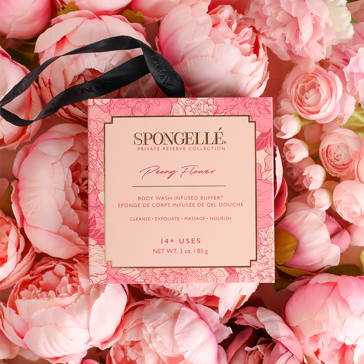 Spongellé | Valentines Day Gifts | Easter Gifts - Peony Flower Boxed Flower 