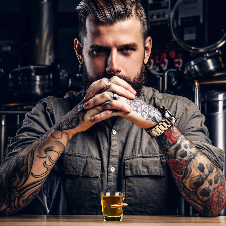 CALIBER GOURMET / CAMPCO - Last Man Standing - Shot Glass W/ Bullet