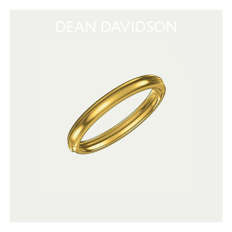 Tao Hinged Bangle - Gold