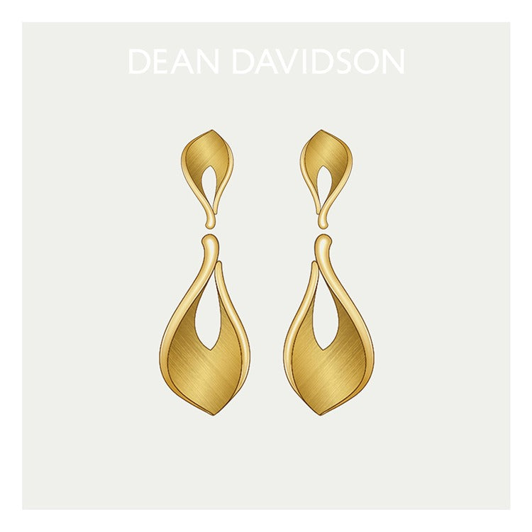 Lanta Drop Earrings - Gold