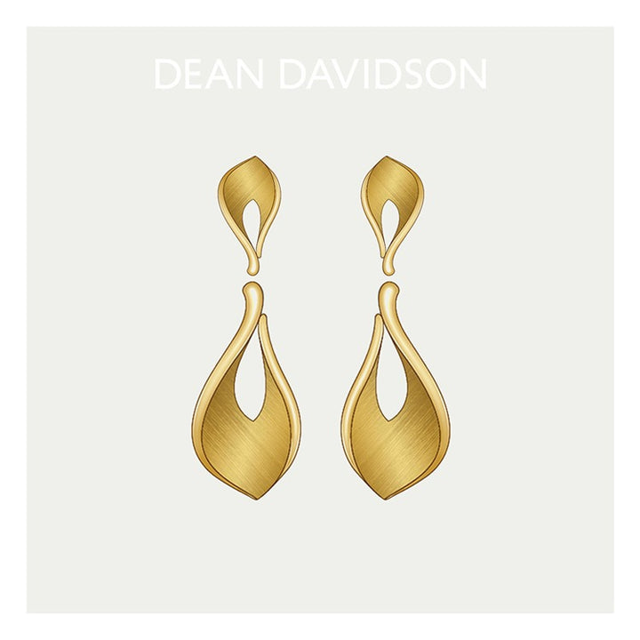 Lanta Drop Earrings - Gold