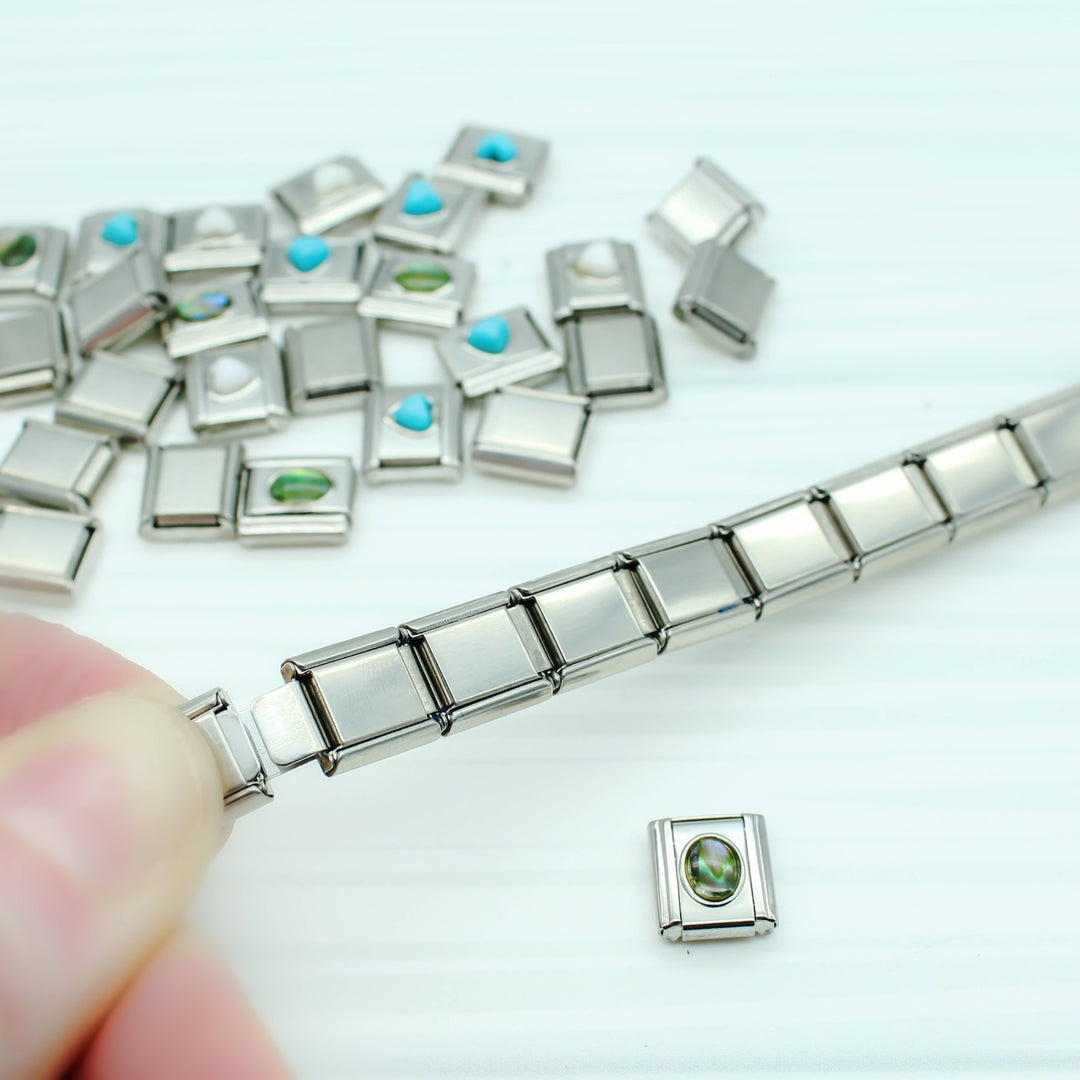 Natalia - Italian Charm Bracelet Starter - 316L Stainless Steel