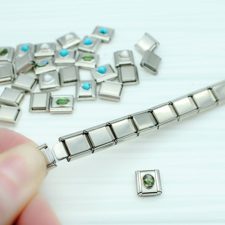 Natalia - Italian Charm Bracelet Starter - 316L Stainless Steel