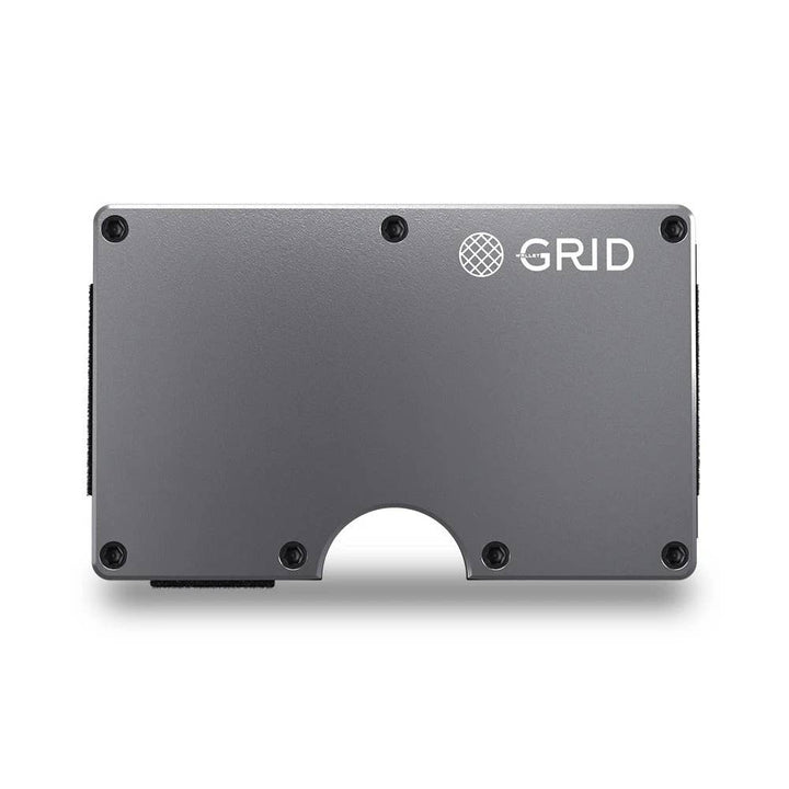 GRID Wallet - Grid Wallet // Titanium: Titanium / Titanium / 3.38"L x 2.12"W x 0.23"H