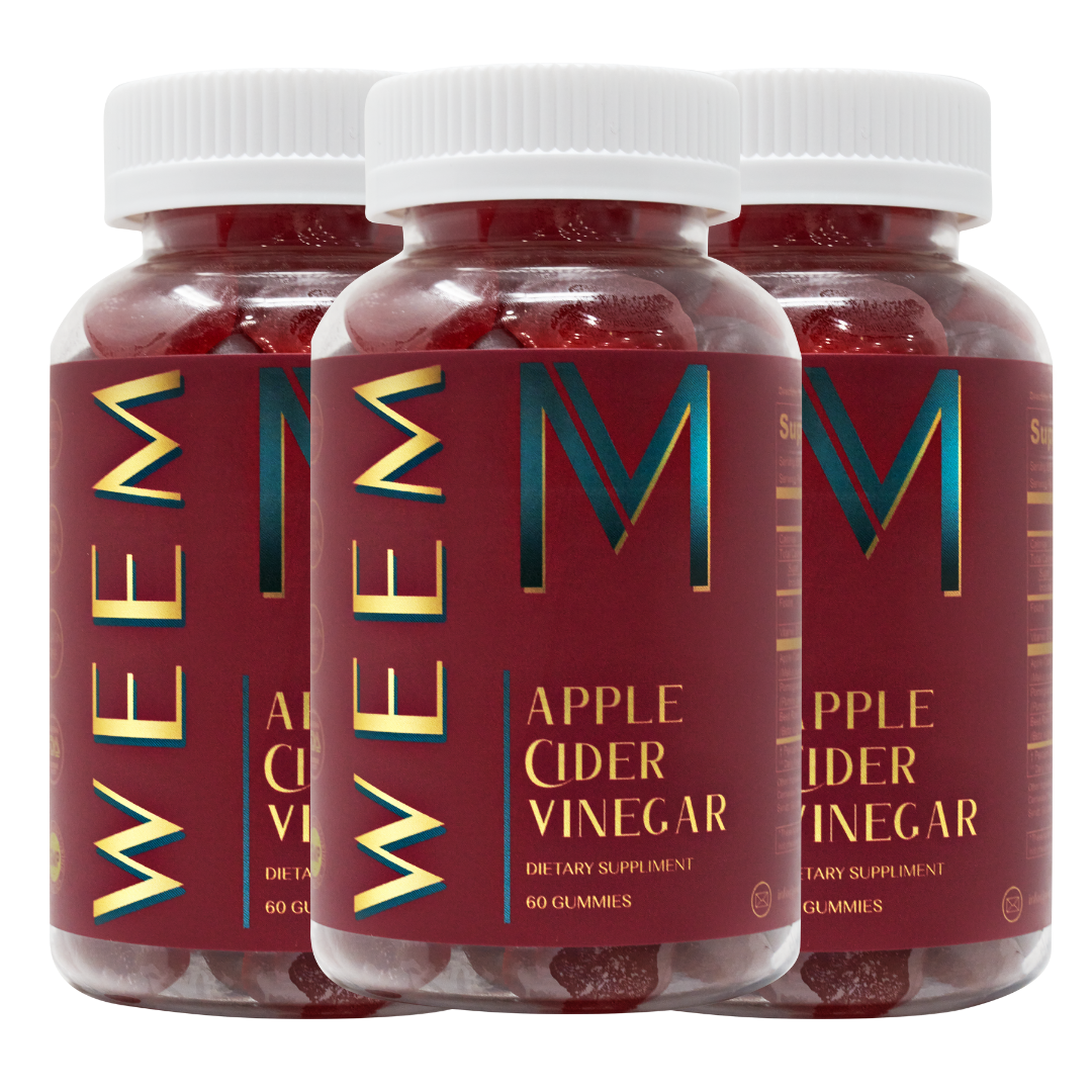 WEEM - Apple Cider Vinegar Gummies – All the Benefits in One Bite: 1 Month Supply