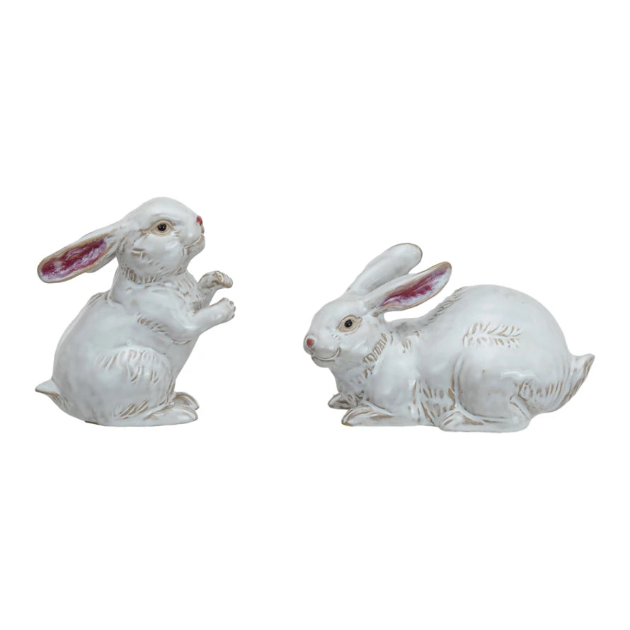 Stoneware Rabbit, 2 Styles (Each One Will Vary) – The Oaks Apparel Co.