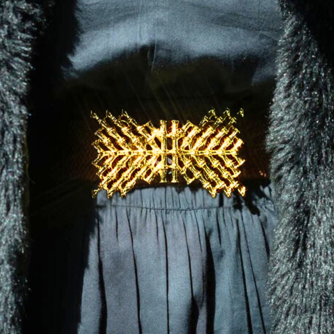 Garland - Crisscross Bamboo Interchangeable Belt Buckle