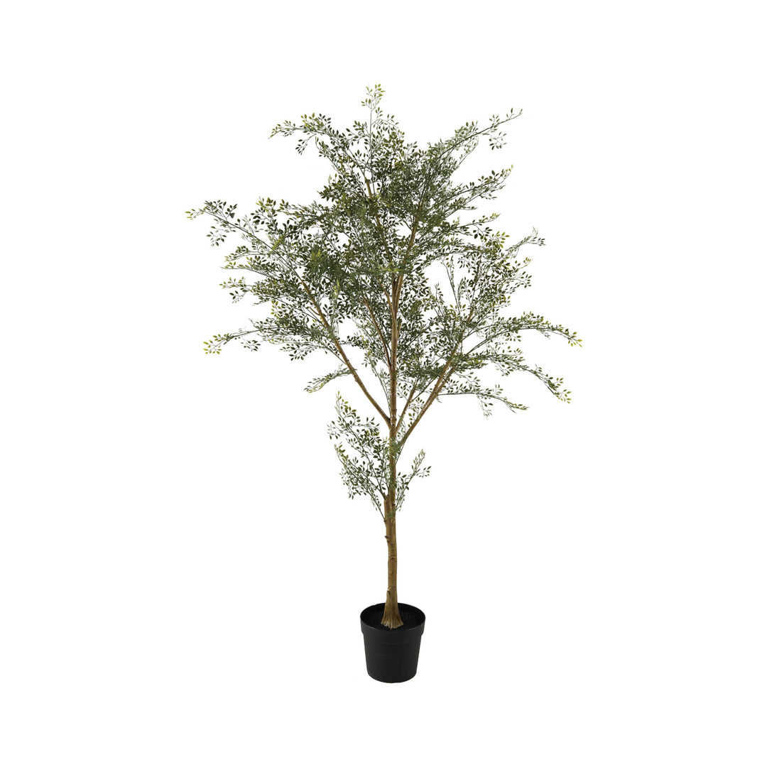 Faux Pine Tree in Plastic Pot