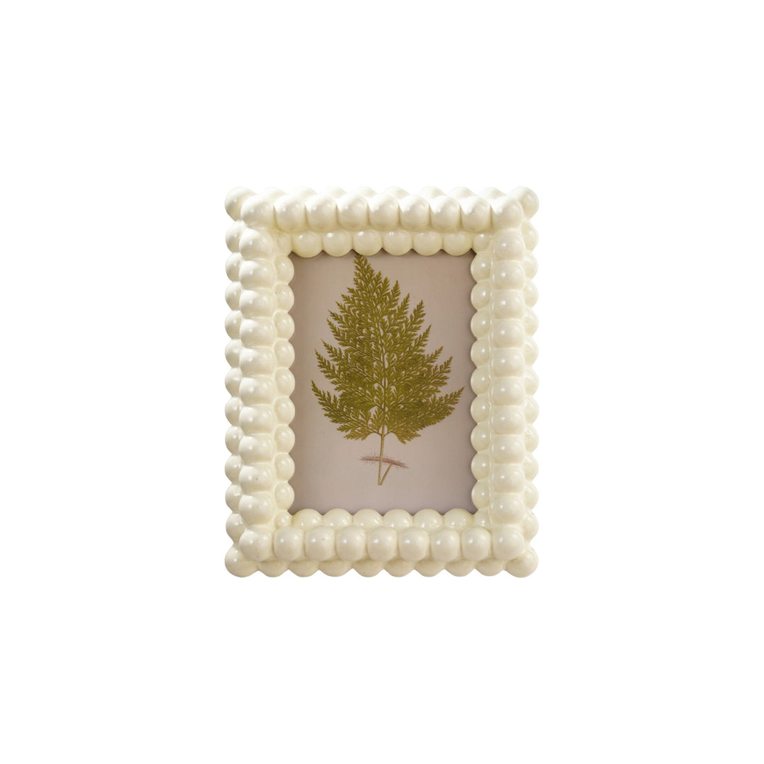 Resin & Glass Ball Photo Frame (Holds 5"x7" Photo) (Hangs or Sits)