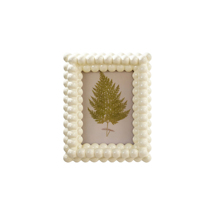 Resin & Glass Ball Photo Frame (Holds 5"x7" Photo) (Hangs or Sits)