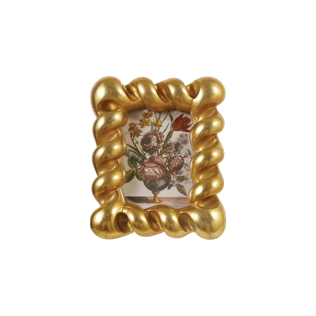 Resin Twisted Photo Frame (Holds 4" x 6" Photo) (Hangs or Sits)