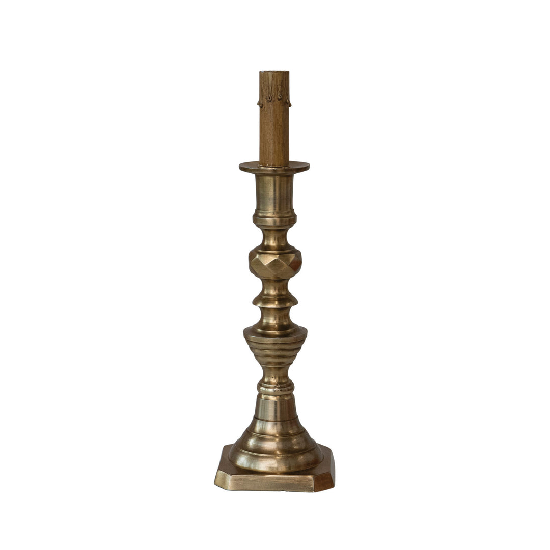 Candlestick Lamp with Inline Switch (Shade Not Included)