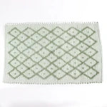 Diamonds Green Accent Rug