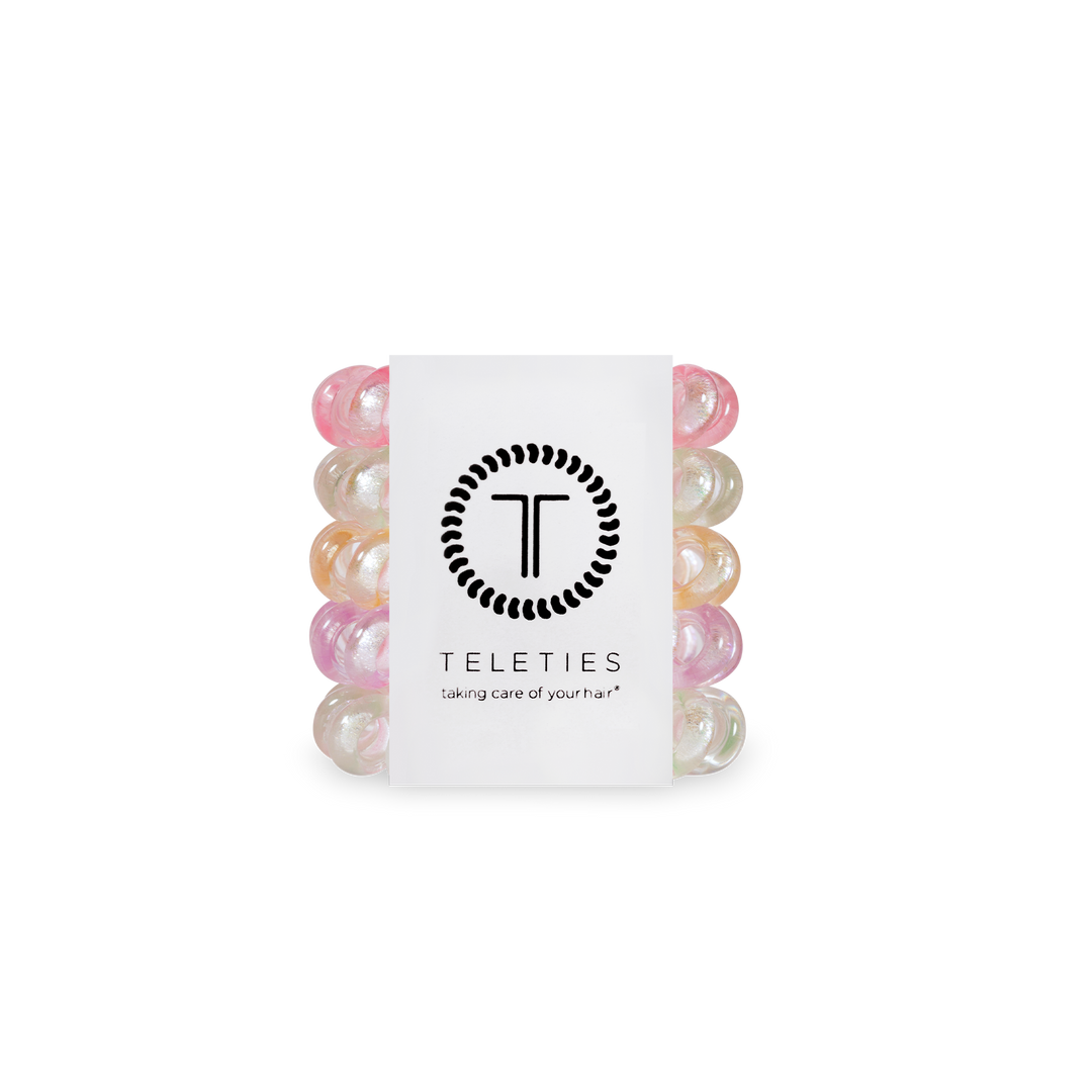 TELETIES - Spiral Hair Coils | Tiny | Shimmering Spring