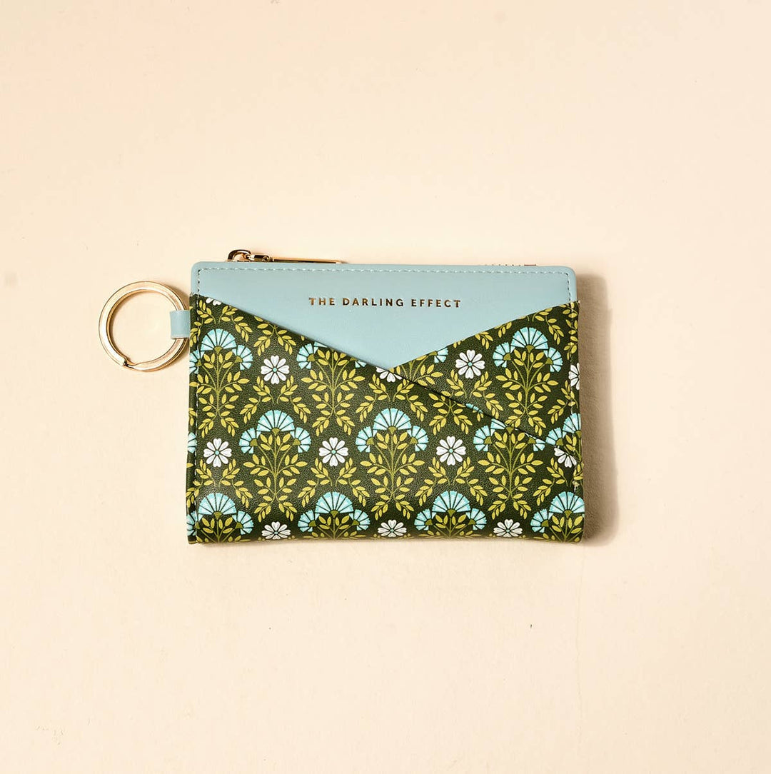 The Darling Effect - Luxe Pocket Wallet–Everbloom Forest Green