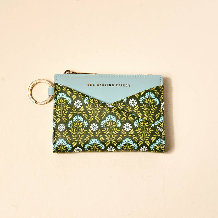 The Darling Effect - Luxe Pocket Wallet–Everbloom Forest Green