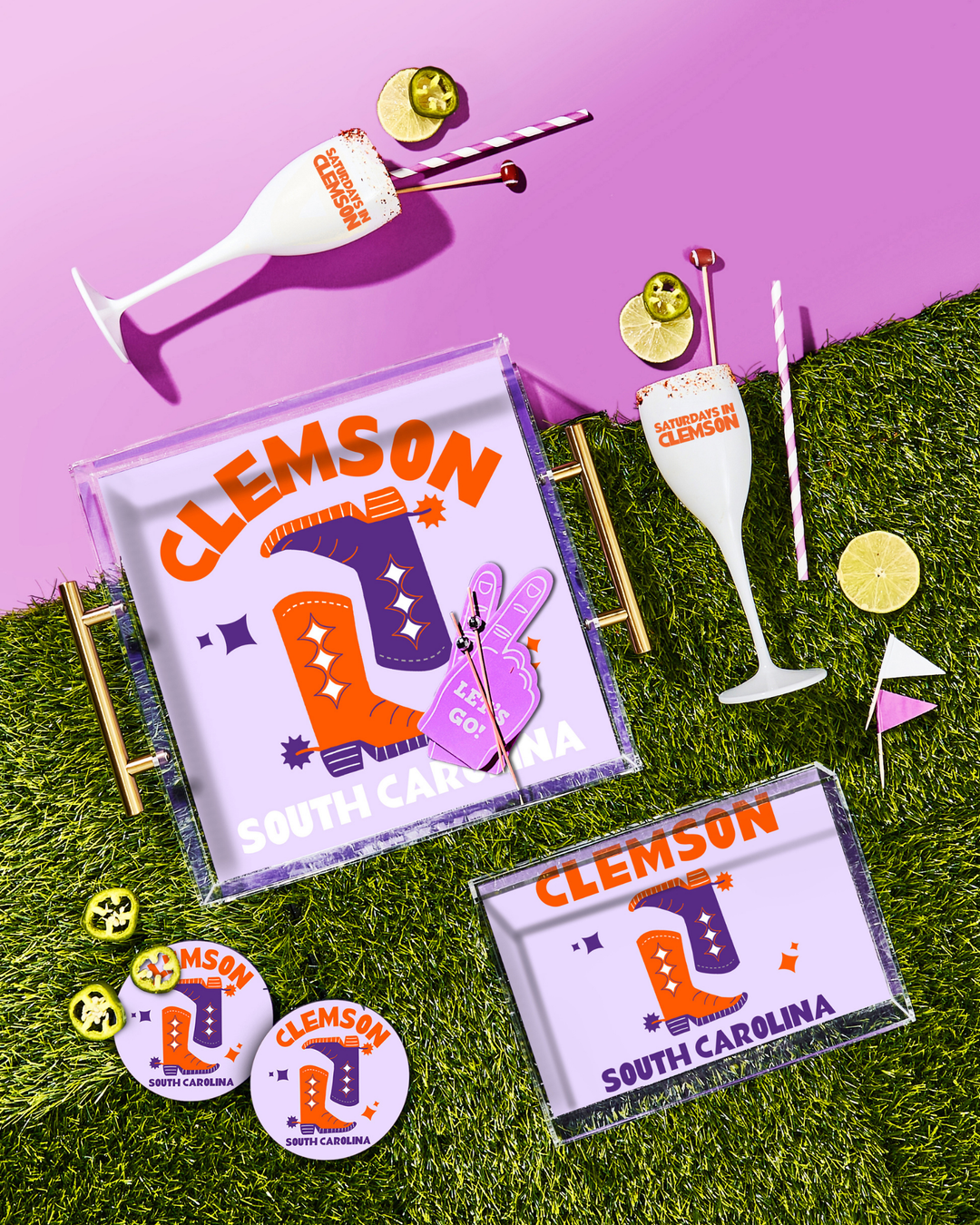 Tart By Taylor - Clemson, South Carolina Acrylic Drink Coaster