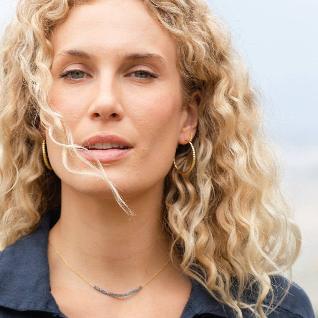 Splendid Iris - On-Trend Lever Back Hoops: Gold