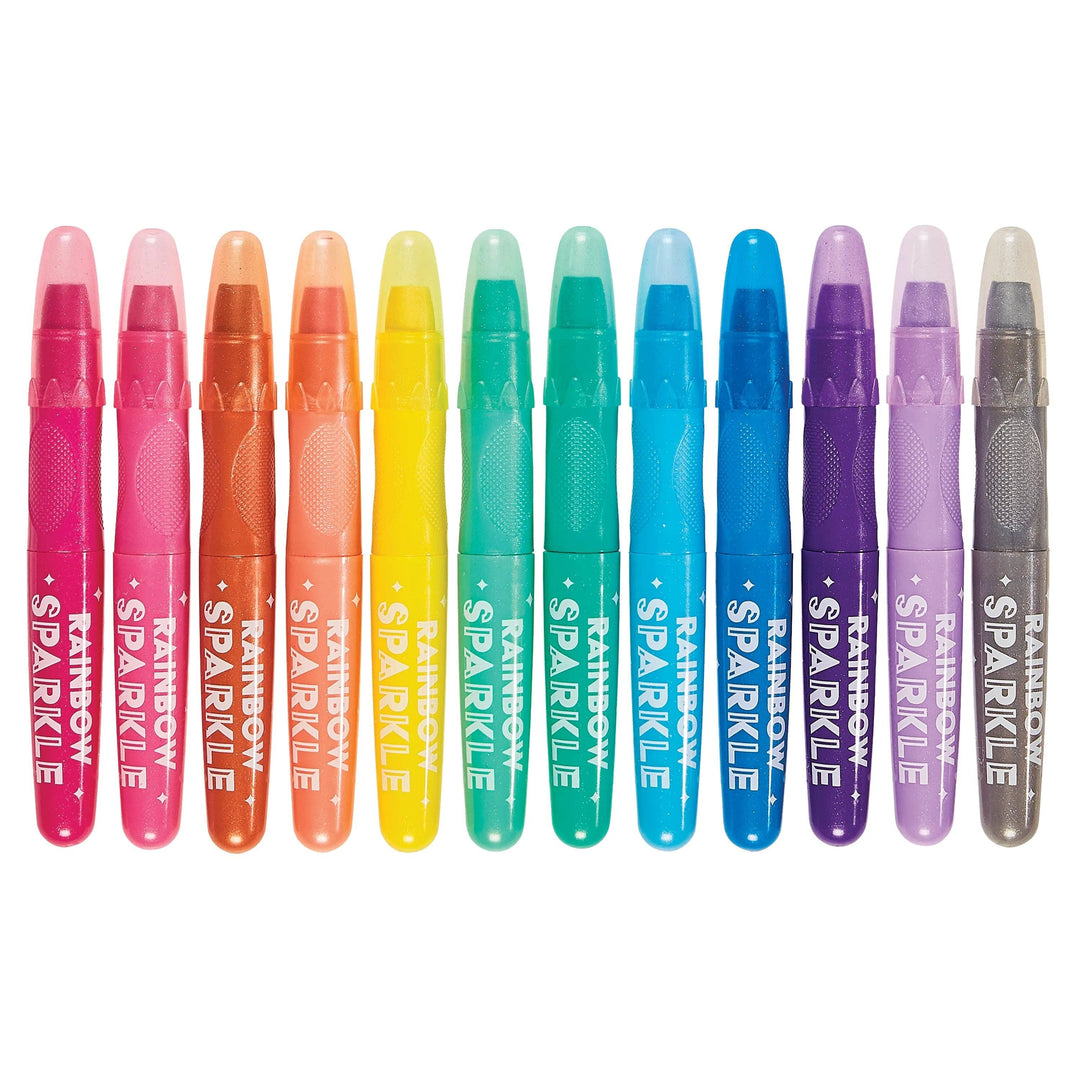 OOLY - Rainbow Sparkle Watercolor Gel Crayons - Set of 12