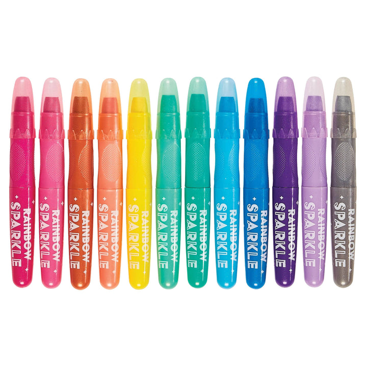 OOLY - Rainbow Sparkle Watercolor Gel Crayons - Set of 12