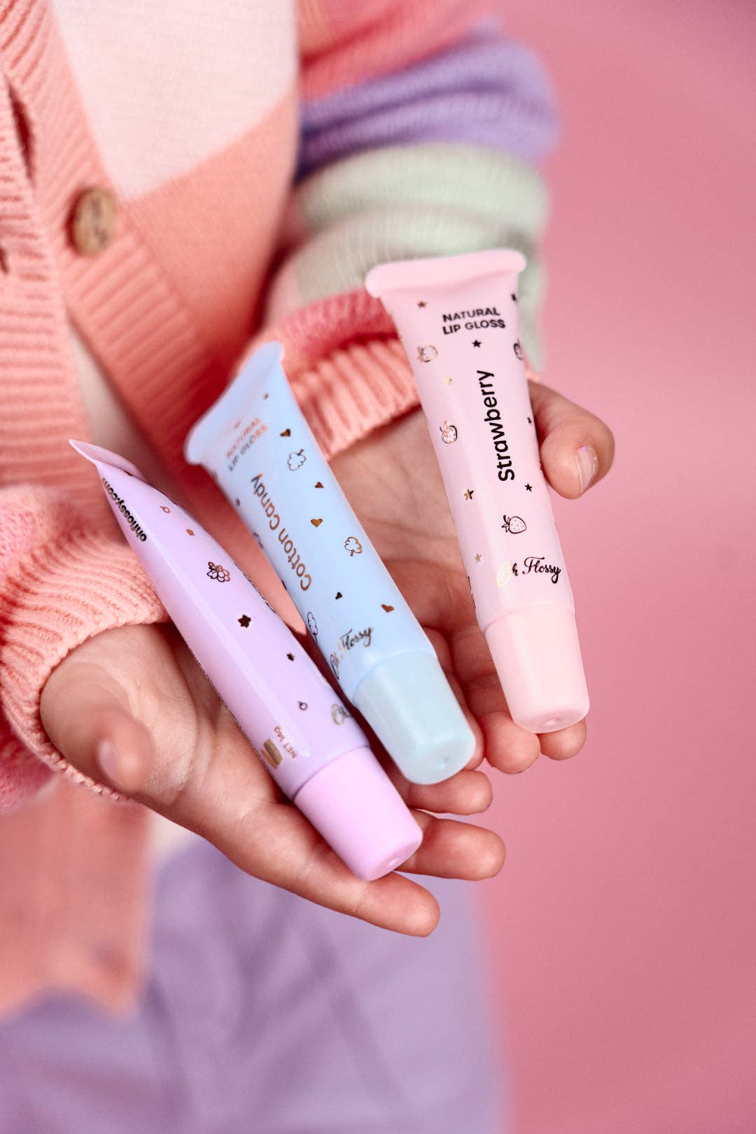Oh Flossy - Oh Flossy Individual Natural Lip Gloss: Cotton Candy