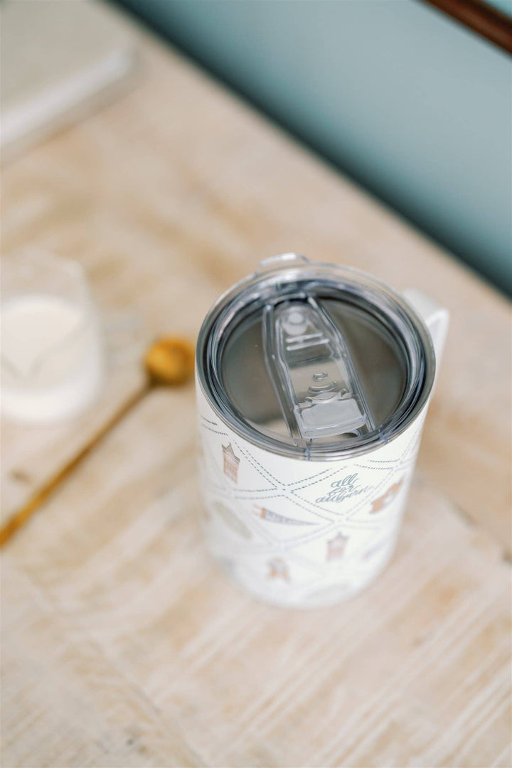 Gracefully Made Art - Licensed 16 oz. Insulated Auburn University Mug