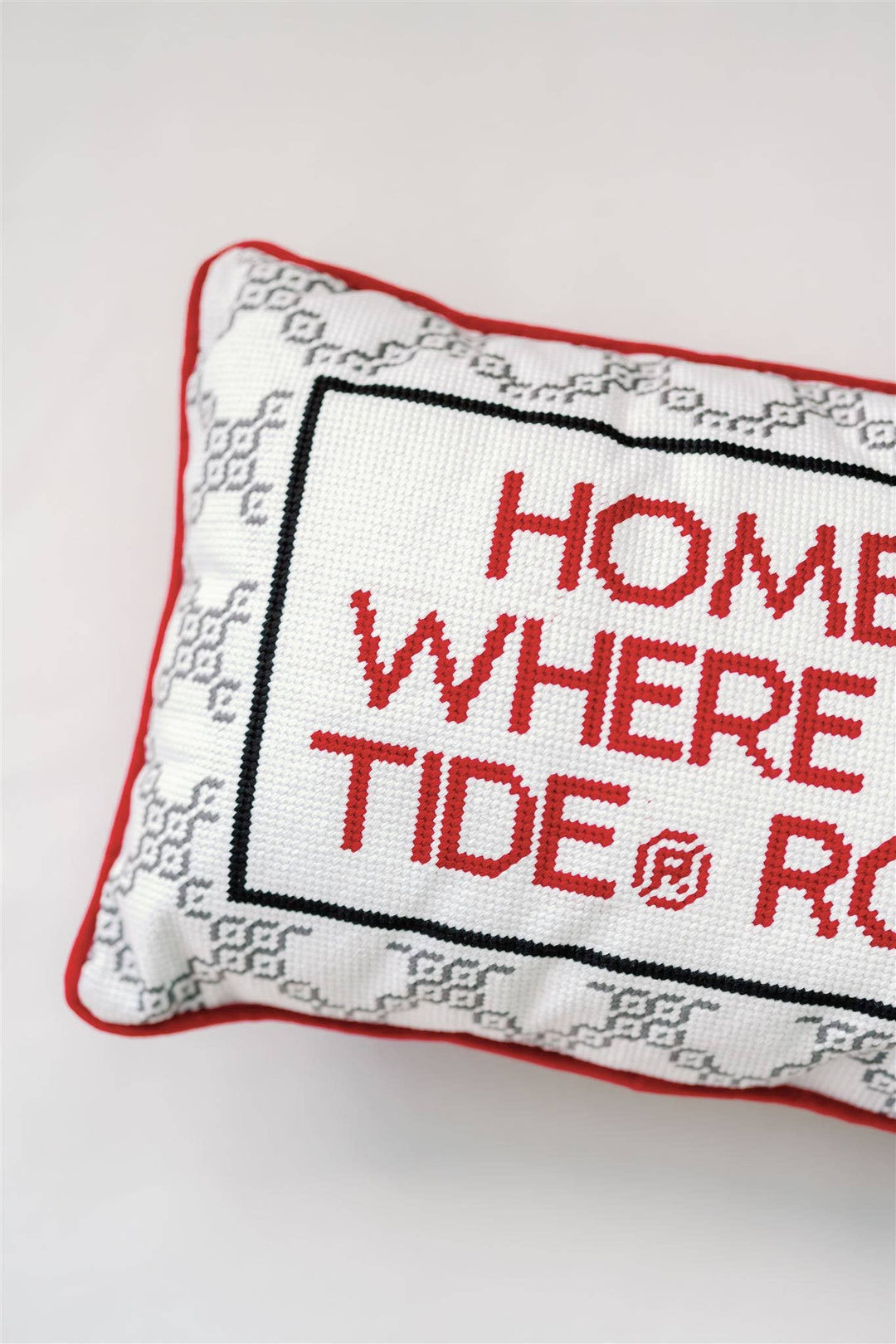 Gracefully Made Art - University of Alabama Needlepoint Pillow