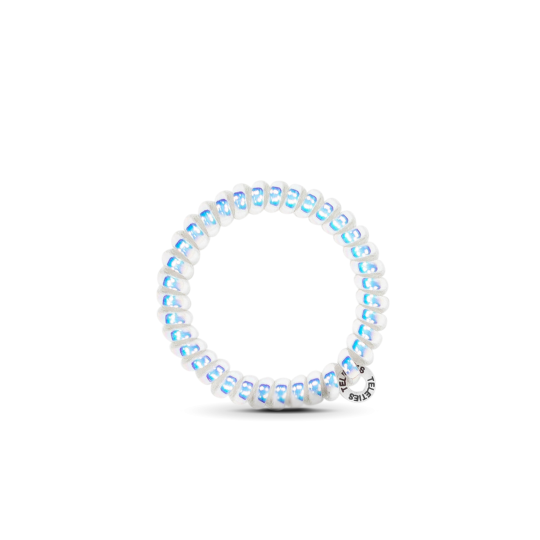 TELETIES - Spiral Hair Coils | Small | Peppermint Hair Ties