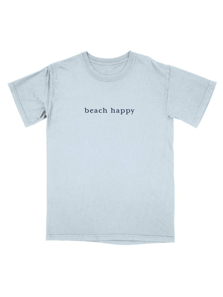 30A Gear - 30A Beach Happy Minimalistic T-Shirt: Light Green / S