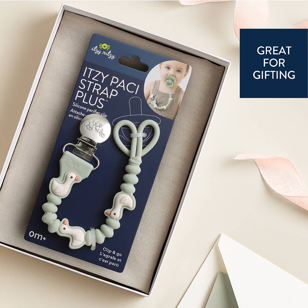 Itzy Ritzy - *NEW OPTIONS* Itzy Paci Strap Plus™: Pink Bows